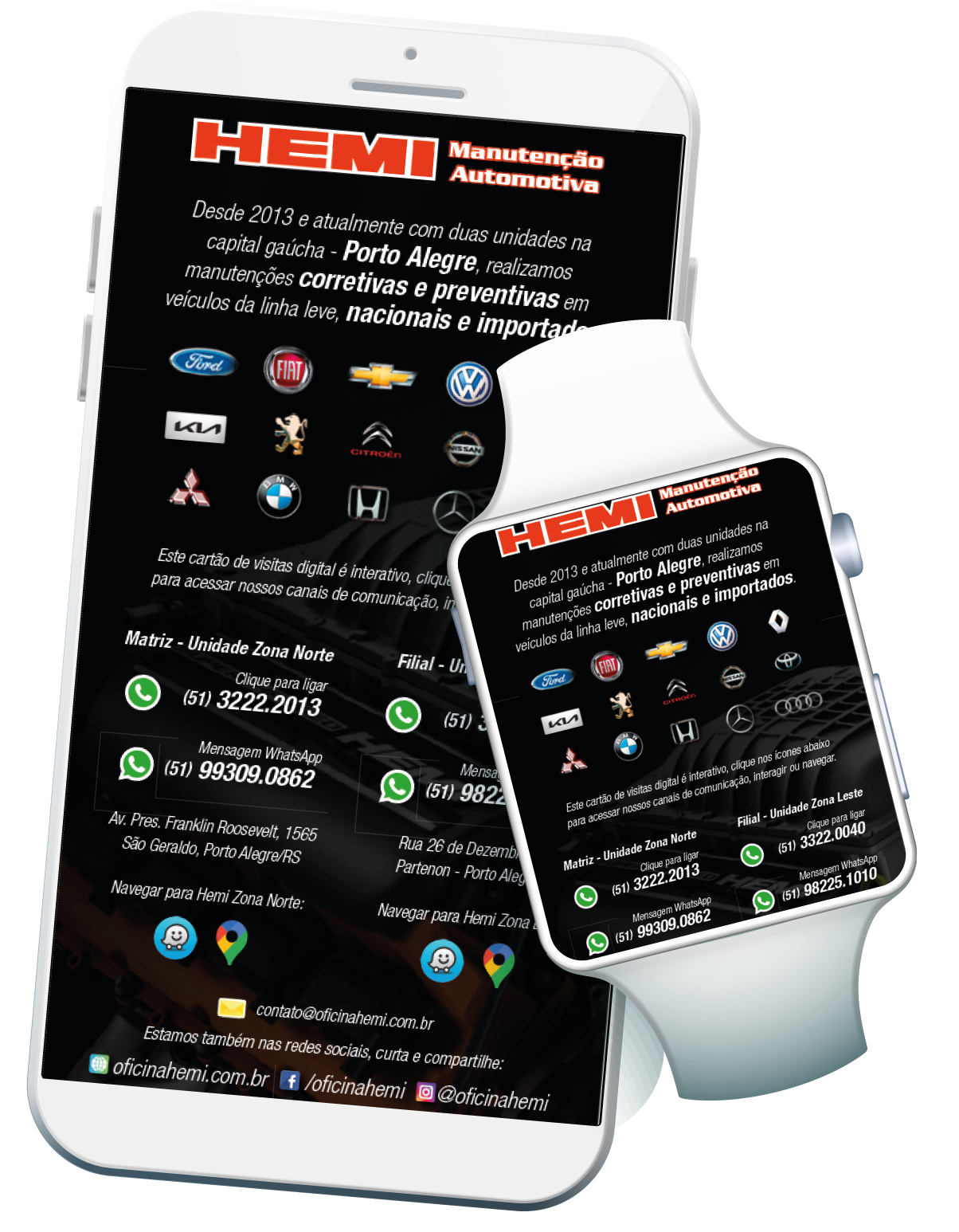 Cartão de Visitas Interativo